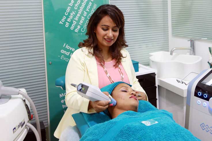 Dr. Goel Performing Procedure